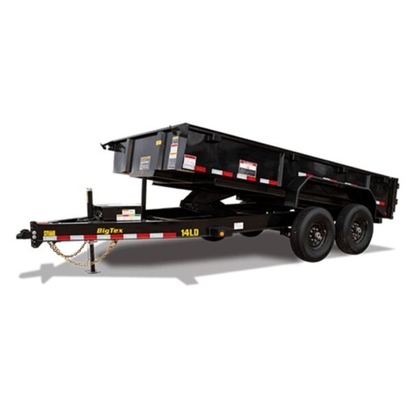 14LD_1-600x600-1-1.jpg Big Tex General Duty Low Profile Dump Trailer | 14LD-14BK - Image 1