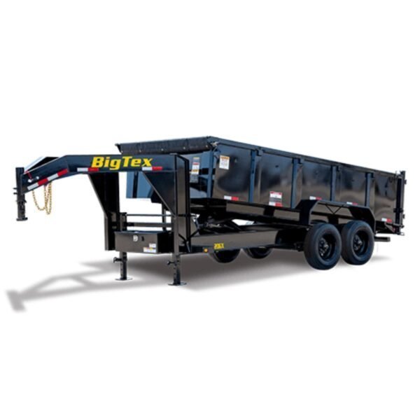 20GX_1-600x600-1-1.jpg Big Tex Mega Duty Tandem Axle Gooseneck Dump Trailer | 20GX-16 - Image 1