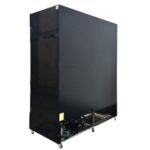 72 in W 57 cu ft NSF Commercial Glass Swing 3-Door Merchandiser Refrigerator, Black - Image 4