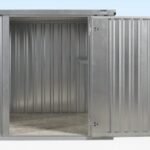 2m Flat Pack Store (Galvanised) Features