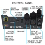 WGen5300sc Generator with CO Sensors. - Image 3