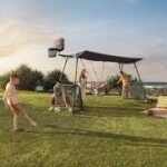 Vuly Max 2.1 C3 Swing Set With Cubby Outdoor Kids Playsets for Backyards Swing Swing and Swing
