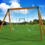 Eastern Jungle Gym Classic A-Frame Cedar Swing Set with Lumber