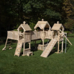 Festival Ten White Cedar Swing Set Towers